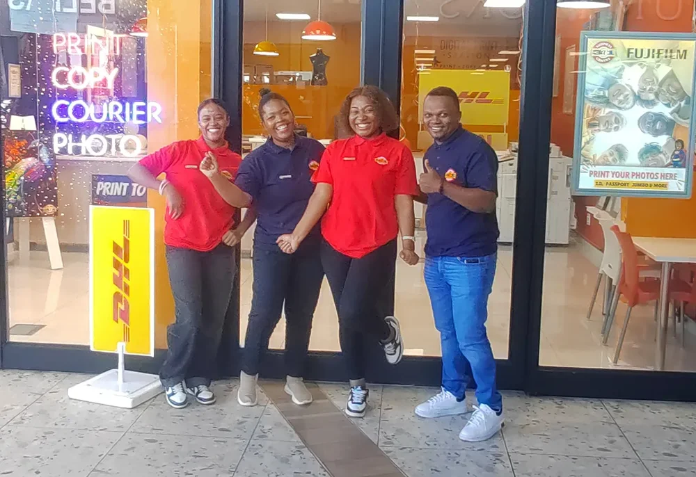 Happy 3@1 Business Centre franchisee at their store